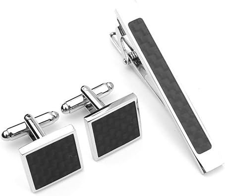 Amazon タイピン カフス セット メンズ おしゃれ シンプル 正方形 炭素繊維 ブラック 上品 真鍮 ビジネス フォーマル 結婚式 通勤 父の日プレゼント タイピン タイタック 通販 Amazon タイピン カフス セット メンズ おしゃれ シンプル 正方形 炭素繊維 ブラック 上品 真鍮 ビジネス フォーマル 結婚式 通勤 父の日プレゼント タイピン タイタック 通販