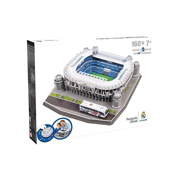 Buy Nanostad Real Madrid Santiago Bernabeu Stadium 3D Puzzle by