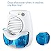 1byone Electric Mini Dehumidifier Compact and Portable for Damp Air, Mold, Moisture in Home, Kitchen, Bedroom, Basement, Caravan, Office, Garage-Auto Shut Off, Blue
