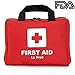 Lx Free First Aid Kit 297 Piece Compact for Medical Emergency for Home, Car, Camping, Hiking, Sports, Work, Office, Survival and Traveling - Big Quantity First Aid Products