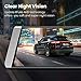 AUTO-VOX Upgrade Mirror Dash Cam Backup Camera Kit Dual Lens 9.88