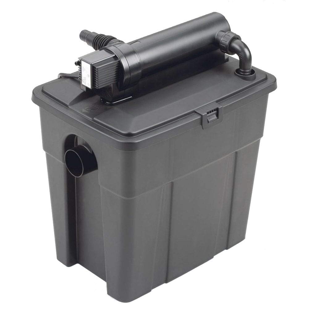 Pontec MultiClear 8000 - Pond Filter With UV Light and Compact, Low-Maintenance Design - Filters Debris and Algae for Clear, Healthy Water - For Ponds Up to 8,000 Litres — image 1