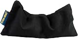 Yoga-Mad Eye Pillow 100% Organic Cotton Lavender Linseed FIlled Black view 1