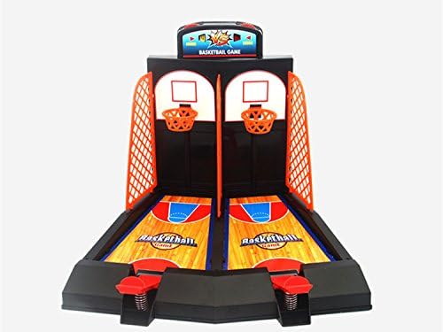 TWO or ONE Player Desktop Basketball Game Basket Ball Shootout Table Best Classic Arcade Games Top Shooting Fun Activity Toy For Kids Adults Sports Fans - Help Reduce Stress - by CALLDO