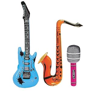 Large-Inflatable-Guitar-Saxophone-Microphone-for-Music-Themed-Parties-by-RichMoho-3pcs Large Inflatable Guitar Saxophone Microphone for Music Themed Parties by RichMoho (3pcs)