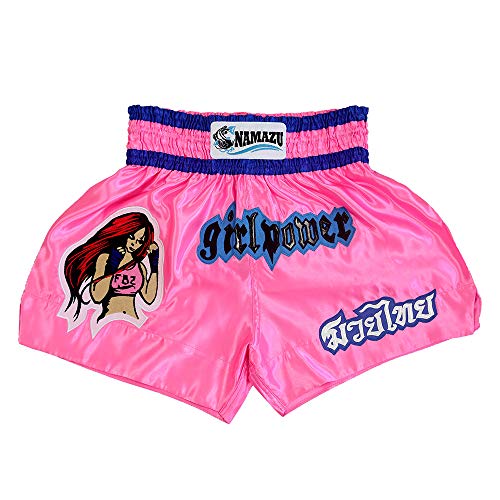 image for NAMAZU Muay Thai Shorts for Men and Women, High Grade MMA Gym Boxing K