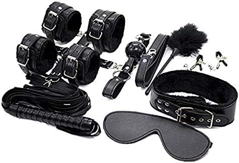 Soft Plush Black Gothic Costume 10-Piece Set