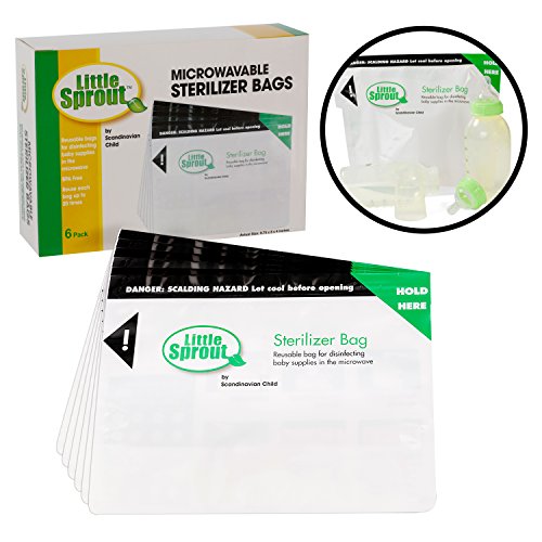 Top munchkin sterilizer microwave bag