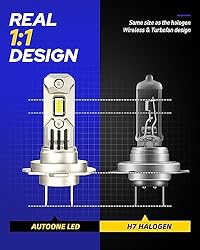 AUTOONE Upgraded H7 LED Bulb 6000K