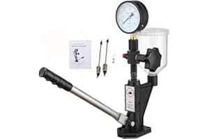 NICCOO 600Bar Diesel Injector Tester 8700PSI Diesel Fuel Injector Nozzle Tester with Dual Scale Gauge to Adjust Injector Nozz