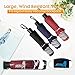 Fit-in Bag Golf Umbrella Compact & Lightweight, 60 Inch Rain/Wind Resistant Double Canopy Vented Golf-sized Large Travel Umbrella with Small Folding Length 11.8inch