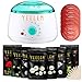 【24 in 1】 Yeelen Wax Warmer Hair Removal Waxing Kit Wax Melts + 8 Hard Wax Beans (1.76oz/pack)+ 10 Wax Applicator Sticks