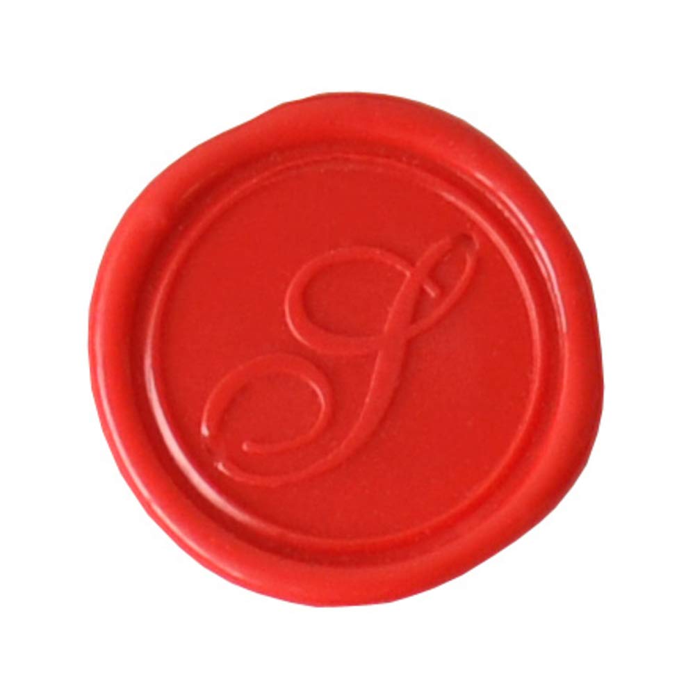 Jacques Herbin 40319T - A brass seal with varnished wooden handle - Modern English - The Letter S - Manufactured in France - Creative Art Tool - Wax Stamp — image 1