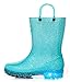 Outee Glitter Rain Boots Kids Girl Toddler Baby Light Up