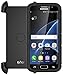 E LV Holster Case for Galaxy S7 Case Cover - Dual Layer Armor Defender Protective Case Cover with Kickstand and Belt Swivel Clip for Samsung Galaxy S7 - Black