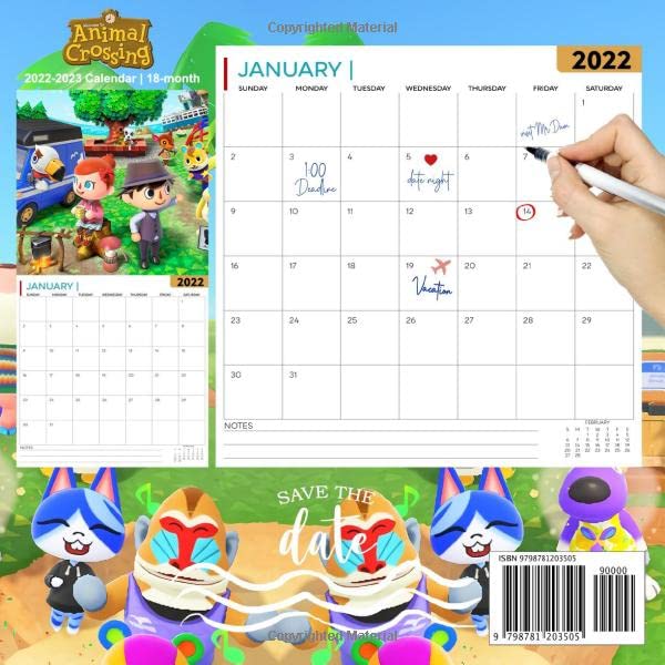 Animal Crossing New Leaf Calendrier 2023 Animal Crossing: Official 2022 Calendar - Video Game Calendar 2022 - Animal  Crossing -18 Monthly 2022-2023 Calendar - Planner Gifts For Boys Girls ...  Games Kalendar Calendario Calendrier). 11: Alex Soto: 9798781203505:  Amazon.com: Books