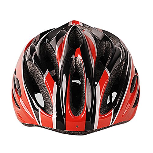Boofab Adult Safety Helmet Adjustable Road Cycling Mountain Bike Bicycle Helmet Ultralight Inner Padding Chin Protector and visor (B) - Thumbnail 3
