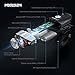 HODGSON Bike Lights Bicycle Lights Front and Back, USB Rechargeable Bike Light Set Super Bright Front and Rear Flashlight LED Headlight Taillight Splash-Proof Easy to Install (Black 2)