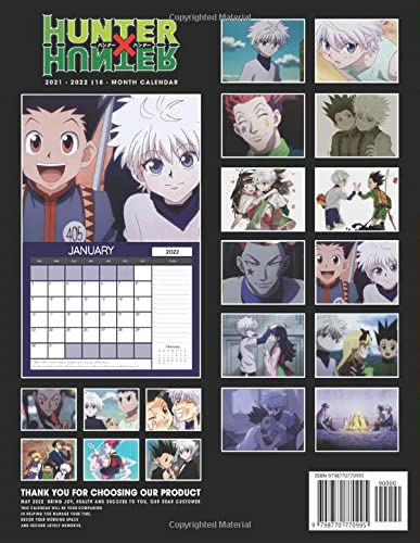 Hunter Calendar 2023 Hunter X Huntẹr 2022 Calendar: Official Calendar 2022 - Anime Manga Calendar  2022-2023, Calendar Planner - Kalendar Calendario Calendrier 18 Monthly ...  Supplies) - January 2022 To December 2041: Terence Pierce: 9798770770995:  Books: Amazon.com
