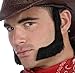 Forum Novelties Men's Novelty Lamb Chop Sideburns, Black, One Size
