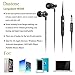 Dastone Stereo Metal Earphones Noise Isolating Bass in-Ear Headphones with Remote Control Microphone for iPhone iPod Ipad Andriod Smartphone Laptop Computer Mp3/4 Earbuds (Black)