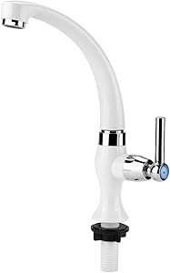 Aisheny Fashion ABS Plastic Single Sink Decor Faucet Shower Head Tap for Home Kitchen Sink Water Sink Washing