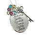 AJ's Collection Victorian Key Personalized Sterling Silver Necklace. Customize with Names. Includes Birthstones and Choice of 925 Chain. Unique Gifts for Grandma, Mom, Wife