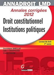 Droit constitutionnel, institutions politiques