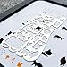 Moe Cat Templates, JoyTong Drawing Journal Bullet Planner Stencil