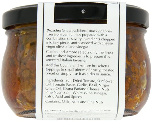Cucina & Amore Bruschetta Sun-Dried Tomatoes, 7.9 Ounce