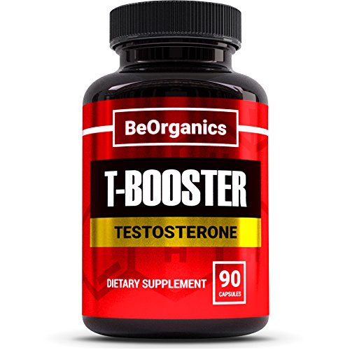 Testosterone Booster - 90 Pills - Natural Supplement Contains Tribulus, Horny Goat Weed & More for Muscle Growth - Boosts Testo Levels, Enhances Stamina, Strength & Libido, Burns Fat*