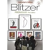 By Robert Blitzer Precalculus 2nd Hardcover Amazon Com Books