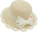 Little Children Babies Lace Bowknot Princess Sun Bonnet Straw Hat