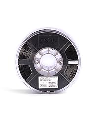 eSUN filamento para impresora 3D ABS+, color negro, de 1.75 mm, carrete de 1 kg (2.2 lb).