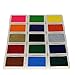 Miraclekoo Craft Ink Pad Stamps Partner Set of 15 DIY Assorted Color