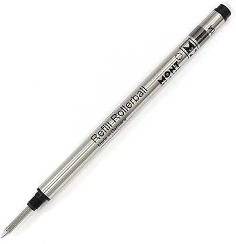 Amazon モンブラン Montblanc 純正 ローラーボール 水性ペン用 替え芯 レフィル リフィル ブラック M 中字 Monーrollerballー 詰め替えインク 文房具 オフィス用品