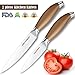 Kitchen Knives 2-piece Set, SANJIANKER 5-inch Utility Knife and 3.5-inch Paring Knife with Ergonomic Handle, Kitchen knife made with German High Carbon Stainless Steel