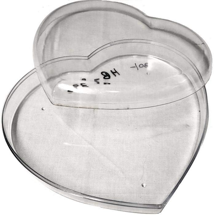 Buy Fusion Gallery Crystal Plastic Heart Shaped Chocolate Boxes Dimensions 12cm Width X 3cm Height Pack Of 6 Online At Low Prices In India Amazon In