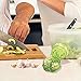 Native Spring No Mess Garlic Press Grater with a Twist, Peels Minces or Crushes for Quick Meal Preparation Green