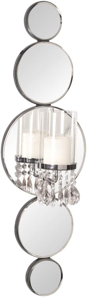Howard Elliott Mirrored Wall Sconce Accent Piece, 31 x 10 Inch, 99042: Home & Kitchen