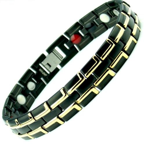 Bracelet POWER BALANCE - Technologie Performance - Taille S Noir Avec Imprimé Gris - Neuf Avec Étiquettes