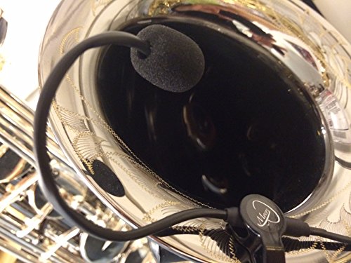 Myers Pickups The Feather Saxophone Microphone with Flexible Micro-Gooseneck