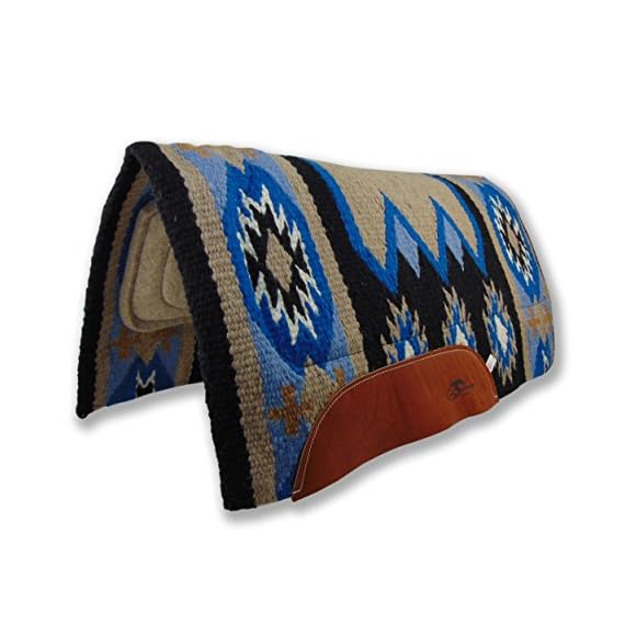 Wool-Horse-Show-Blanket-Laredo-Navajo-Saddle-Pad-100-New-Zealand-Wool-Top-Blanket
