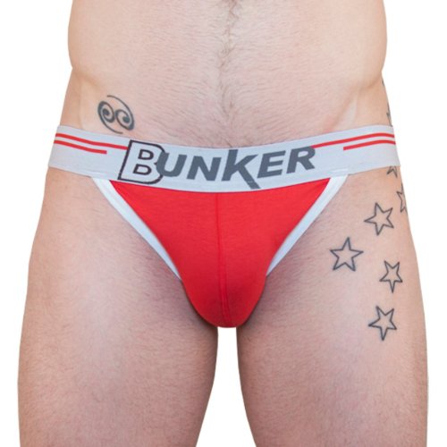Bunker Underwear Attitude Jock Red XL