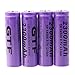 Hossen GTF 4pcs 3.7V 14500 2300mAh Li-ion Rechargeable Battery For LED Flashlight Torch