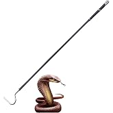 SYFRLLC High-Carbon Snake Hook Reptile Stick Tongs Grabber Pick-up Handling Tools for Catching Controlling or Moving Snakes, 49in