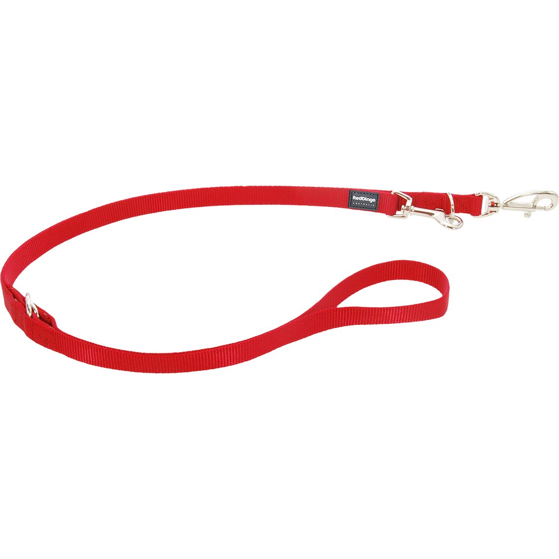 Red Dingo Multi-Purpose Dog Lead Plain, Red, Medium 20mm