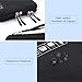 Cable Organizer Bag, Jelly Comb Electronics Organizer Travel Accessories Cord Organizer Cable Storage Bag for Charging Cable, Power Bank, Tablet (Up to 11'')and More-(Black)