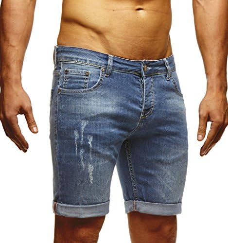 LEIF NELSON Men's Jeans Shorts LN1397