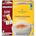 Gevalia Cappuccino Espresso K-Cup Coffee Pods & Froth Packets (36 Pods and Froth Packets), 9 Count (Pack of 4)